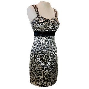 Guess Tan Black Soft Stretch Cocktail Dress 5